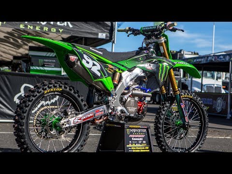 Inside Adam Cianciarulos Factory Monster Energy Kawasaki KX250F - Motocross Action Magazine