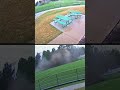 Watch this giant sinkhole swallow a light pole on a soccer field  - 00:26 min - News - Video