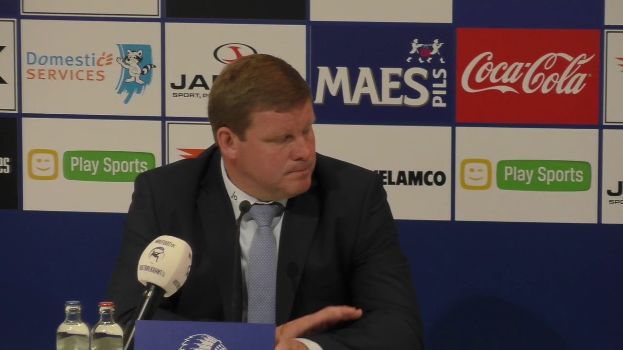 Persconferentie na KAA Gent - R Charleroi SC