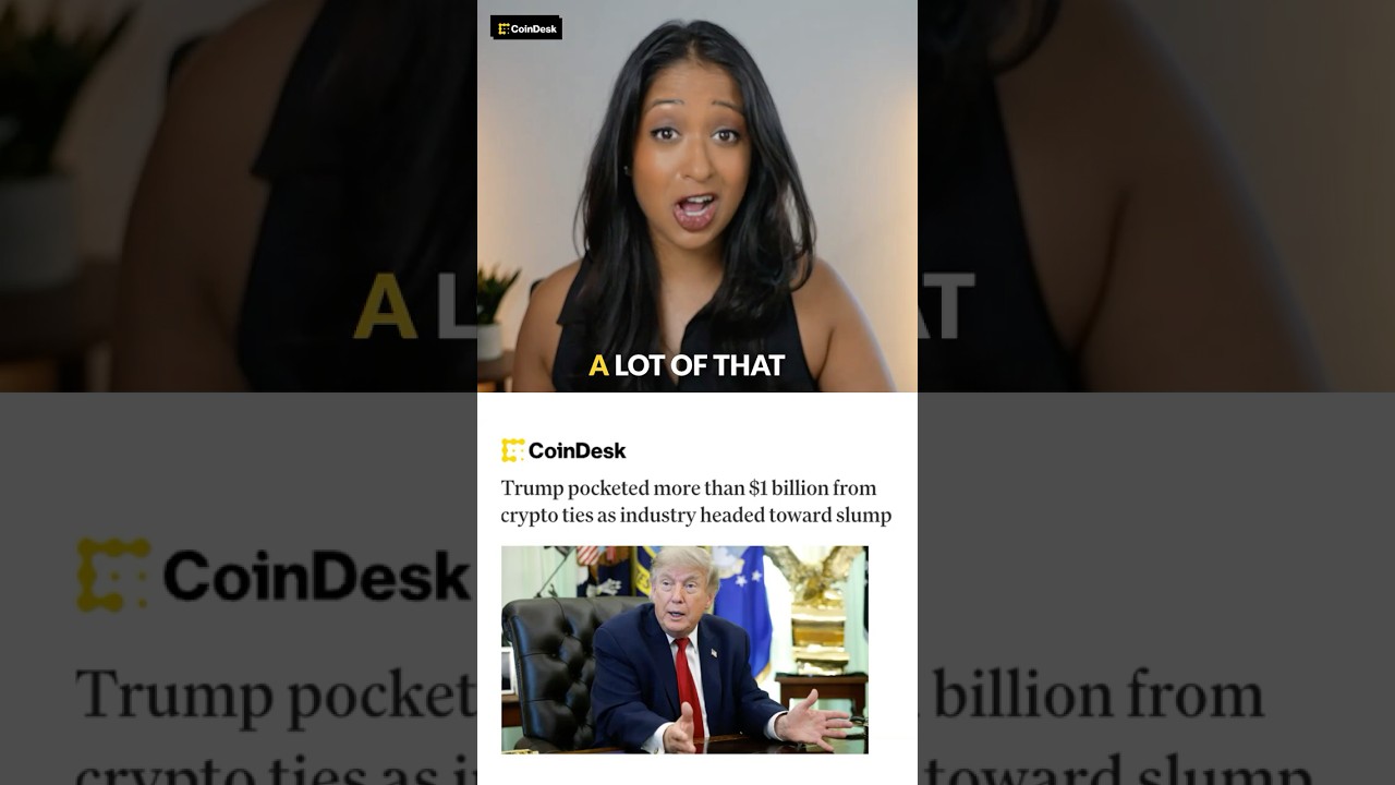 Donald Trump made over $1 billion from crypto in 2025