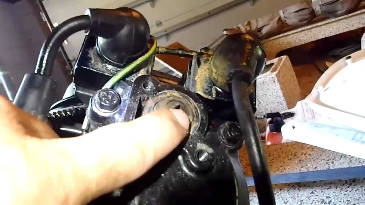 15 hp Mercury Thermostat Installation - YouTube mercury 50 hp outboard wiring diagram 