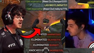 when TSM ImperialHal finally had ENOUGH of Albralelies rampart in ALGS Scrims..