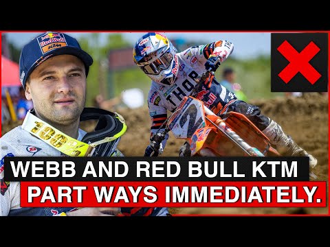 Cooper Webb and Red Bull KTM Part Ways Immediately