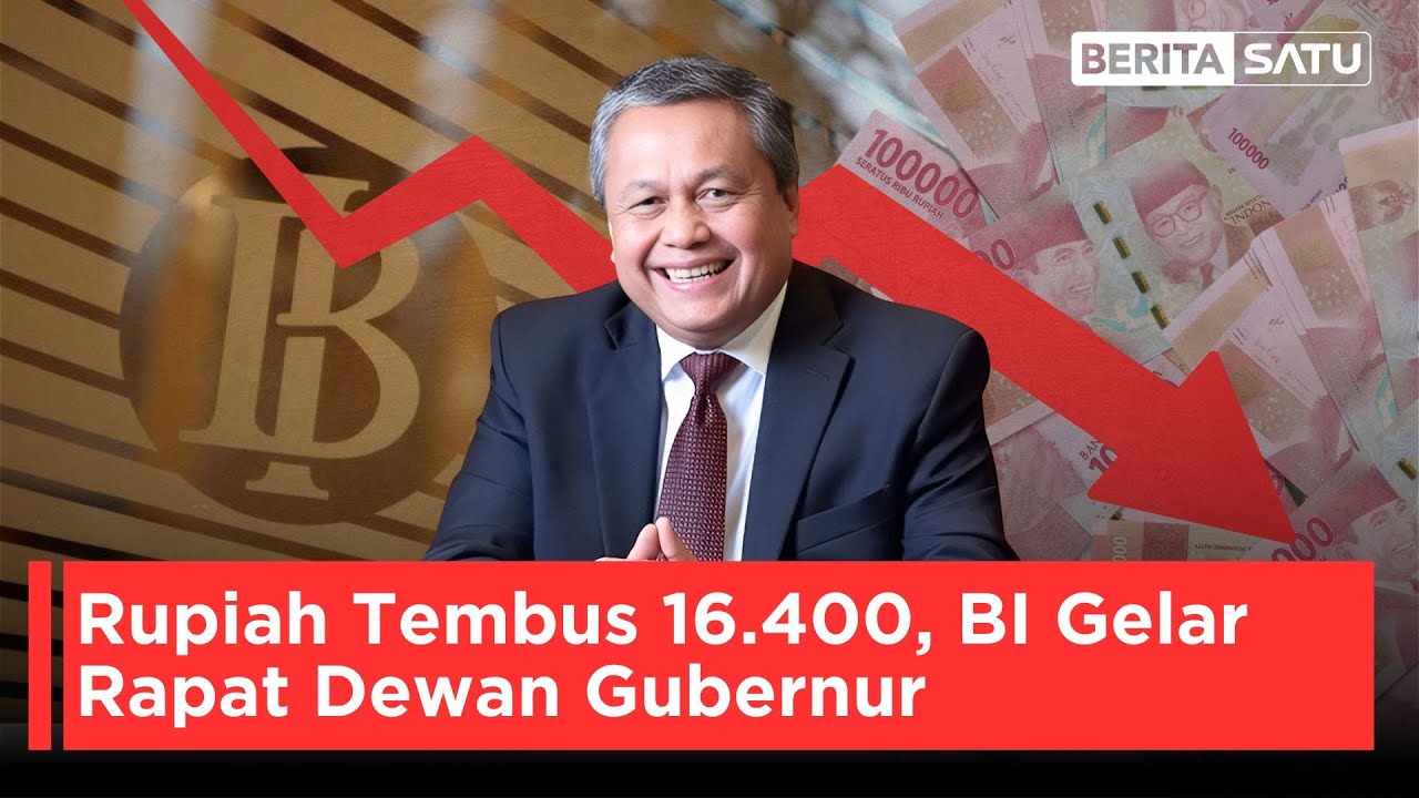 🔴 LIVE | Rupiah Tembus 16.400, Bank Indonesia Gelar Rapat Dewan Gubernur Juni 2024 | Beritasatu