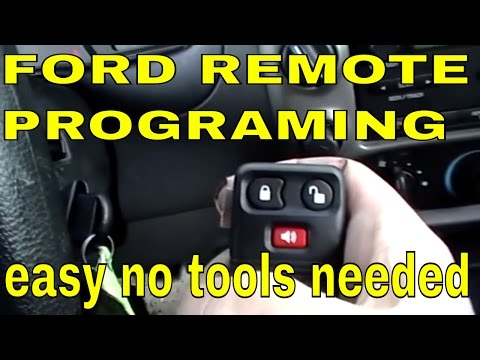 How to program the keyless entry remote control on bmw