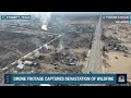 Drone footage captures devastation after Texas wildfire  - 01:14 min - News - Video