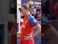 When pace from two sporting worlds comes together 🏎‍🟀🏏 Ella Lloyd 🤝 Lauren Bell #T20WorldCup