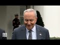 WATCH: Budget negotiations to avoid shutdown productive and intense, Schumer says after meeting  - 09:32 min - News - Video