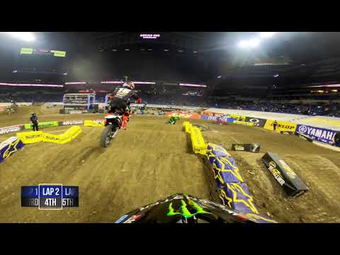 GoPro: Malcolm Stewart - 2021 Monster Energy Supercross - Indianapolis 3 - 450 Heat 1 Highlights