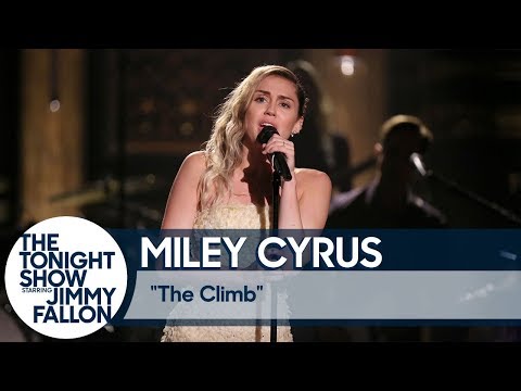 Miley Cyrus Closes The Tonight Show with