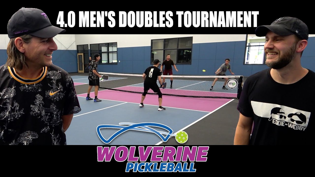 4.0 Men's Doubles Pickleball Tournament at Wolverine Pickleball