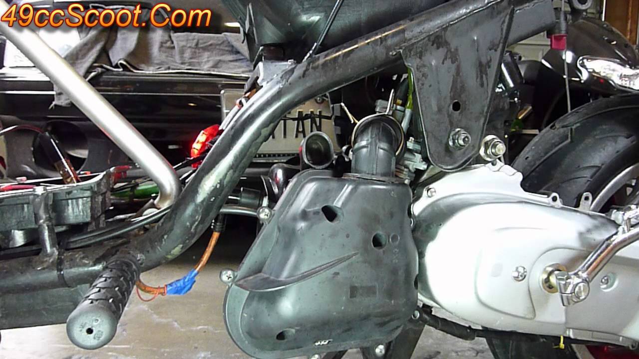 Scooter Sounds : Stock Airbox Sound : With And Without The ... gy6 scooter wiring diagram 