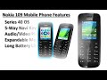 Nokia 109 Mobile Price and Specifications