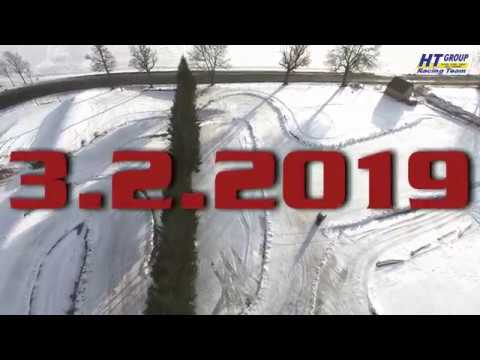 Dalečín Písečská Zmole 3.2.2019 trať pro MČR motoskijöring