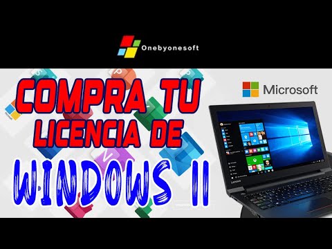 COMPRA TU LICENCIA de Microsoft WINDOWS 11 con Onebyonesoft 2023.