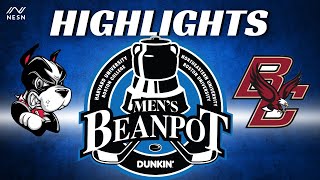 2025 Dunkin Beanpot Championship Highlights | Boston University vs. Boston College