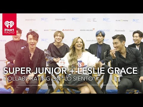 Super Junior + Leslie Grace Talk