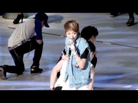 110719 f(x) Amber Rap @ CSJH stage