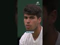 Wimbledon 2024 | Carlos Alcaraz fights back to win the 1st Set 7-6 | #WimbledonOnStar  - 00:16 min - News - Video