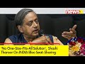 No One-Size-Fits-All Solution | Shashi Tharoor On INDIA Bloc Seat-Sharing | NewsX