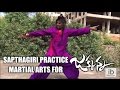 Sapthagiri practice marshal arts for Jakkanna - Sunil, Mannara Chopra