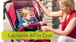 Hauck lacrosse all in one stripe toast (14357-5)