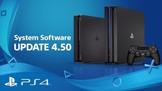 PlayStation - Aggiornamento di sistema 4.50