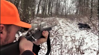 WILD Day of DEER DRIVES! - PA Rifle Hunting in the Snow