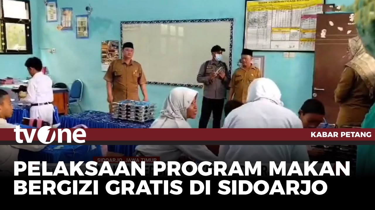 Ratusan Pelajar SD di Sidoarjo Terima MBG | Kabar Petang tvOne
