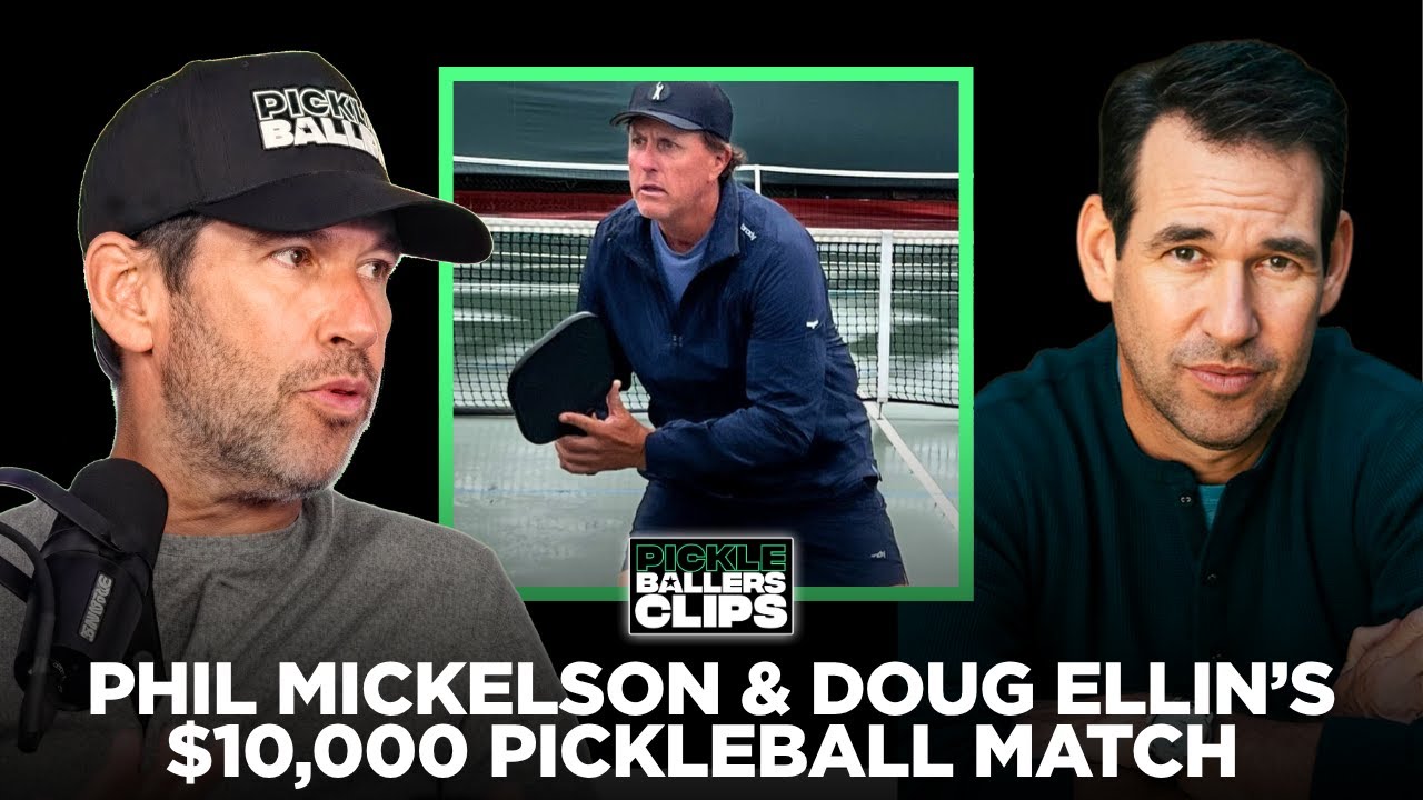 Doug Ellin’s First Pickleball Game Was a $10,000 Match with Phil Mickelson