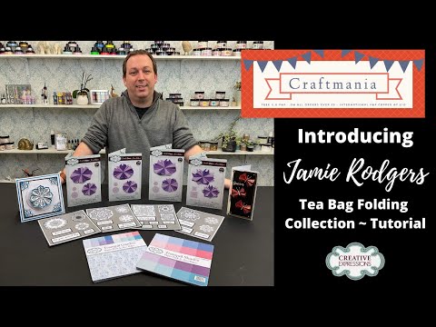 Tea Bag Folding Pointy Petals Craft Die by Jamie Rodgers for Creative Expressions