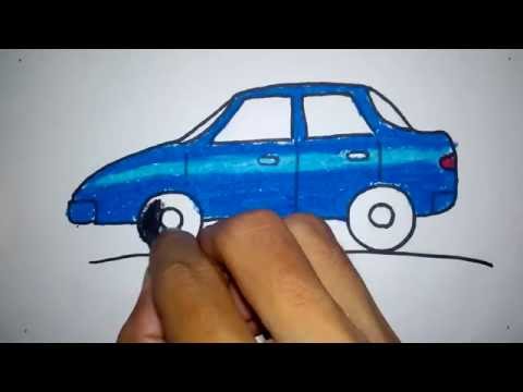 Toturial Membuat Sebuah Gambar Mobil Anak Sd Tk Paud Menggambar