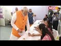 PM Modi Casts His Vote in Ahmedabad | Phase 3 | 2024 General Elections | NewsX  - 01:06 min - News - Video