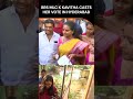 BRS MLC K K Kavitha Casts Her Vote at a Polling Booth in Banjara Hills, Hyderabad | News9 | #shorts  - 00:45 min - News - Video