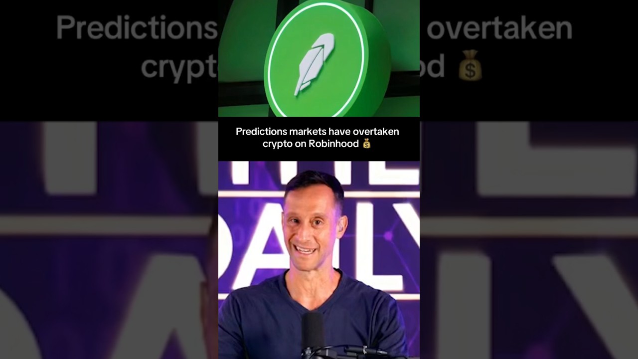 Robinhood earnings reveal that prediction market income has surpassed crypto.￼