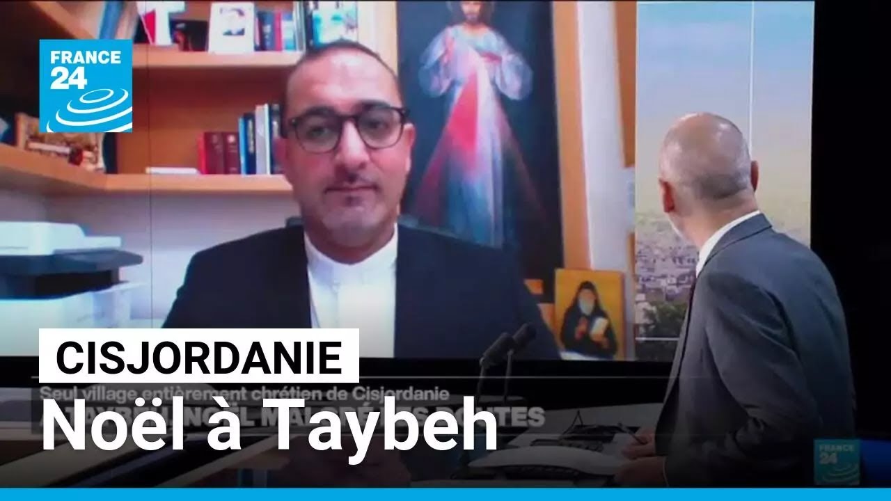 Fêtes de Noël à Taybeh, seul village entièrement chrétien de Cisjordanie • FRANCE 24