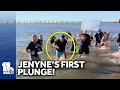 Jenyne Donaldson takes her first plunge!