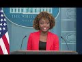 LIVE: Karine Jean-Pierre holds White House briefing | 3/25/2024  - 00:00 min - News - Video