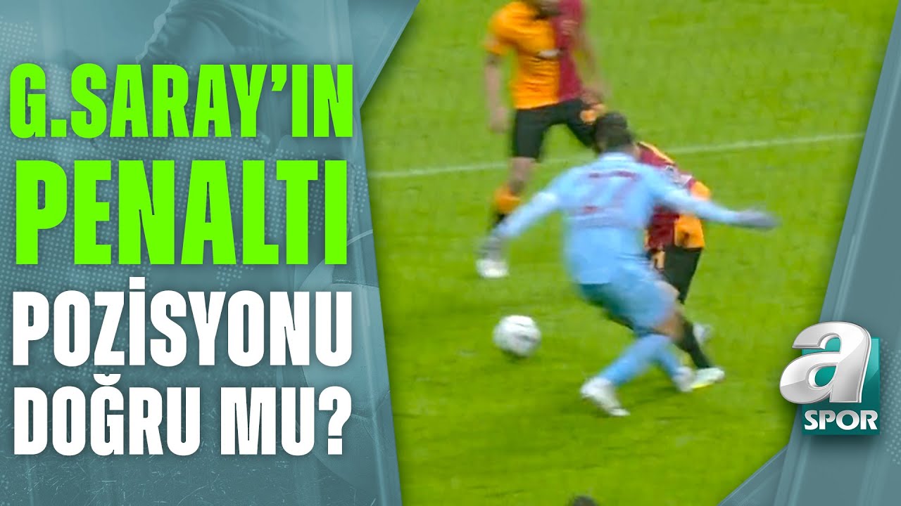 Galatasaray 2-1 Trabzonspor Erman Toroğlu Galatasaray'ın Penaltı Pozisyonunu Değerlendirdi! / A Spor
