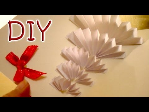 Homemade Christmas and New Year 3D Card - 3D Greeting Card - White Christmas
