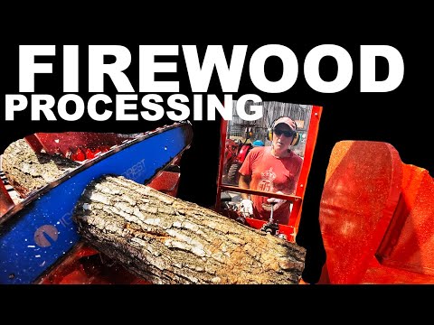 FIREWOOD PROCESSING PRODUCTION, HARD MAPLE!