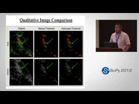 Image from Automating Quantitative Confocal Microscopy Analysis; SciPy 2013 Presentation