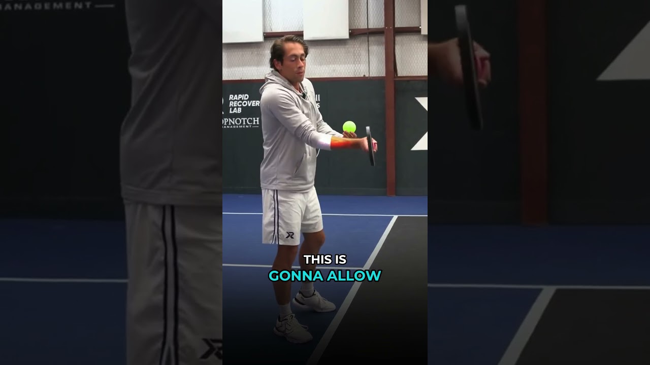 Want a better topspin dink? Start here. #pickleball #pickleballtips #sports #athlete