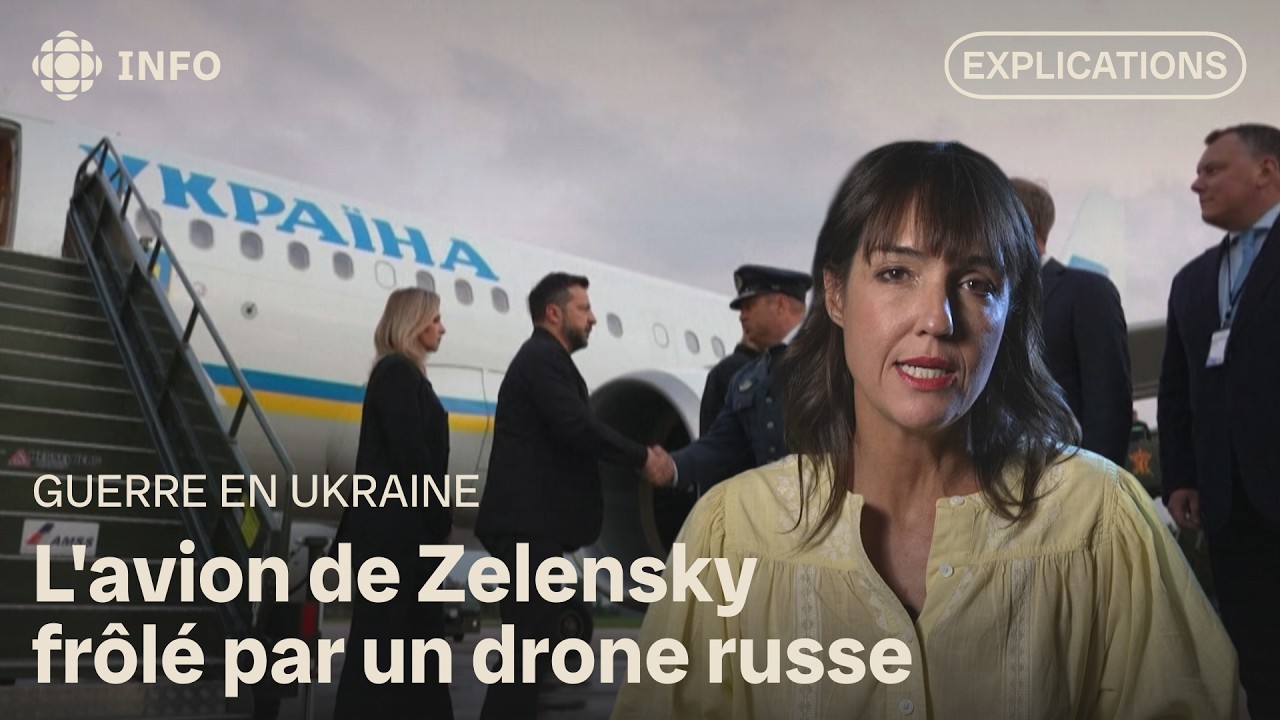 L’avion de Zelensky a failli être touché par un drone : ce qu'il faut savoir