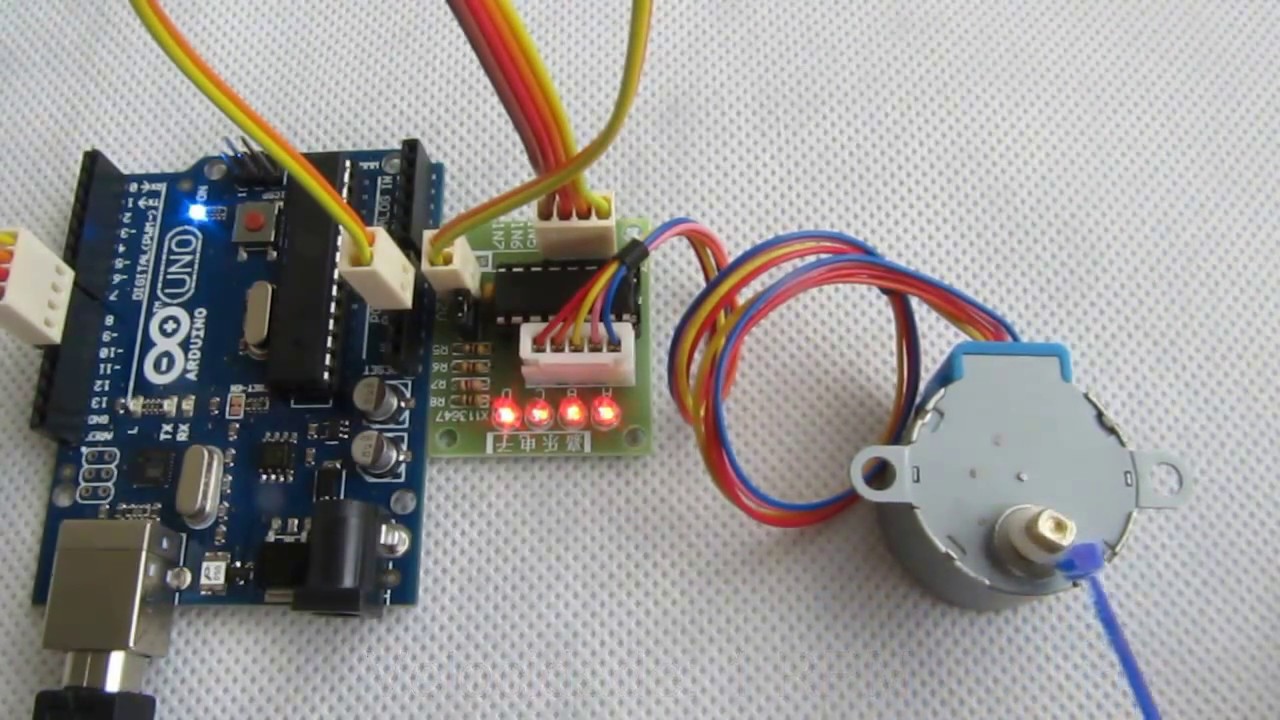 28byj 48 Arduino Stepper Motor De Passo Step Youtube