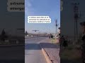 Military plane flies low for emergency landing in Turkey  - 00:18 min - News - Video