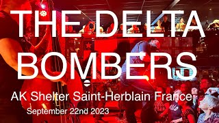 THE DELTA BOMBERS Live Full Concert 4K @ AK Shelter Saint-Herblain France September 22nd 2023