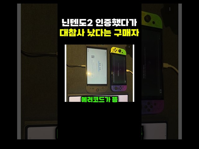 닌텐도2 인증했다가 대참사 났다는 구매자
