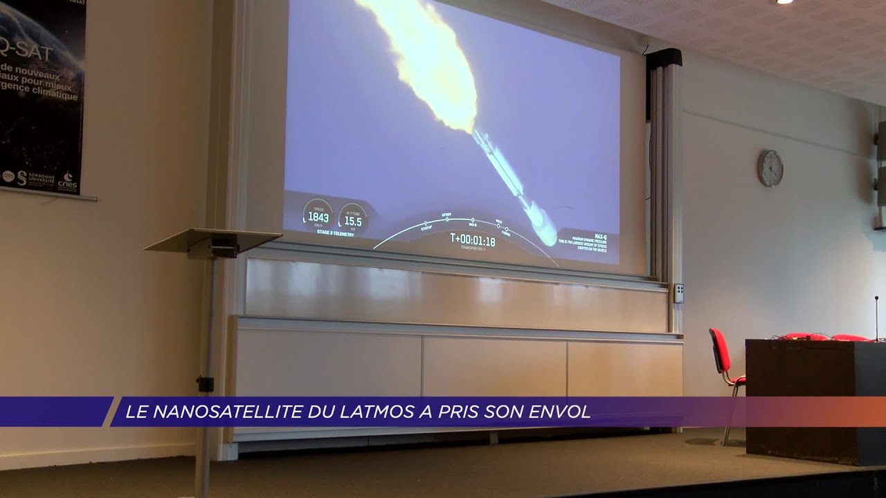 Yvelines | Le nanosatellite du Latmos a pris son envol !