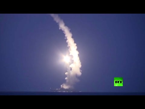 فيديو .. لمسار الصواريخ الروسية العابرة ...